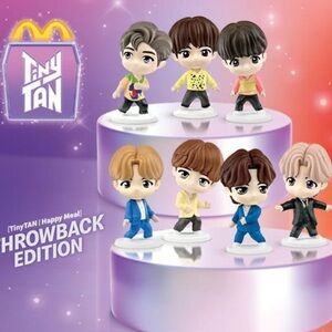 BTS Meal McDonald's TinyTAN Figures Full Set 7
Members + Cards 2025Крор